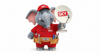 Téo Tromba, Mascote Alternativa SKY